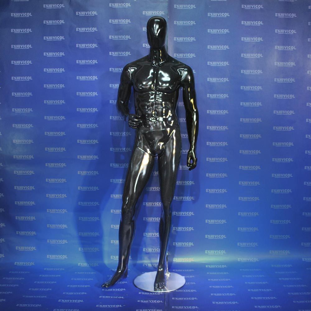 Maniquí hombre c. c. androide negro