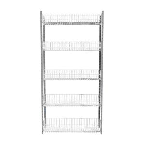 estanteria de 90x200x40 con canasta