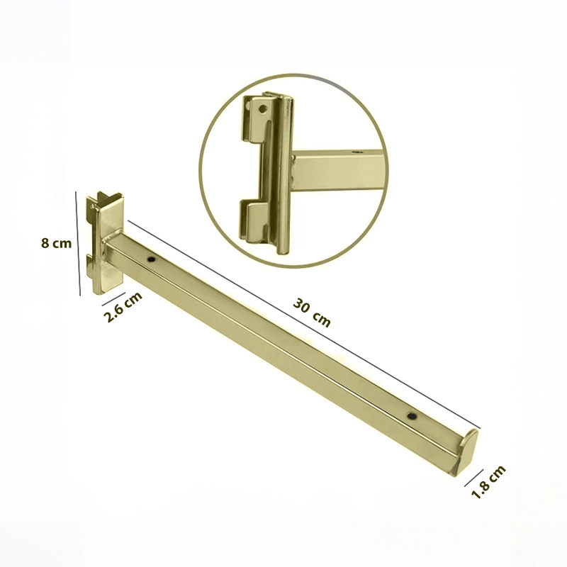 brazo de 30 cm dorado