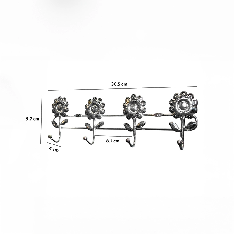 perchero de pared 4 servicios