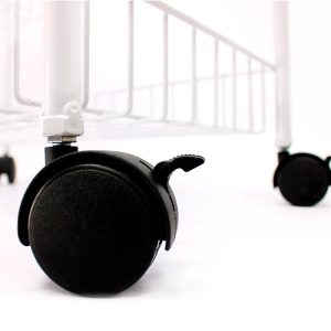 06 19277 Carro auxiliar cocina 5 canastas blanco