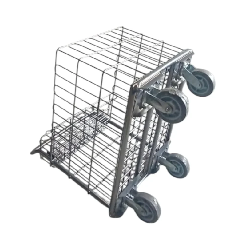 carro sacapaquetes con canasta